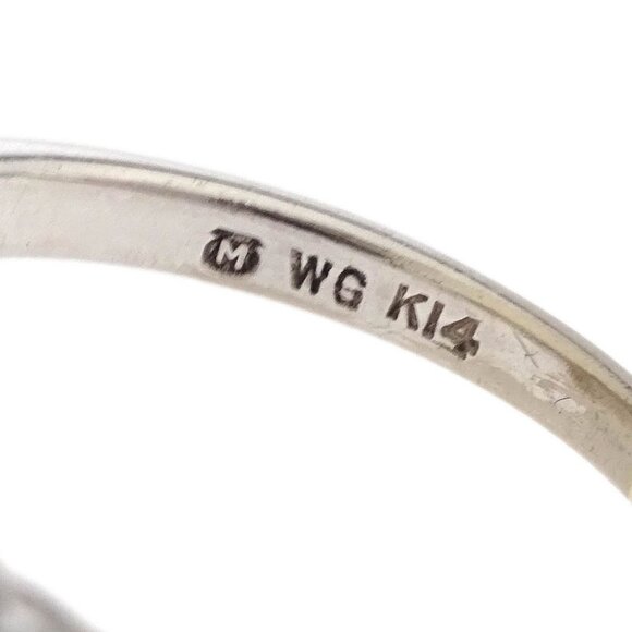 Mikimoto Ring 14KWG Pearl Silver #49 196368 - Picture 4 of 5